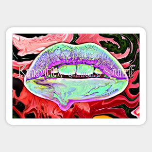 Melting lips Sticker